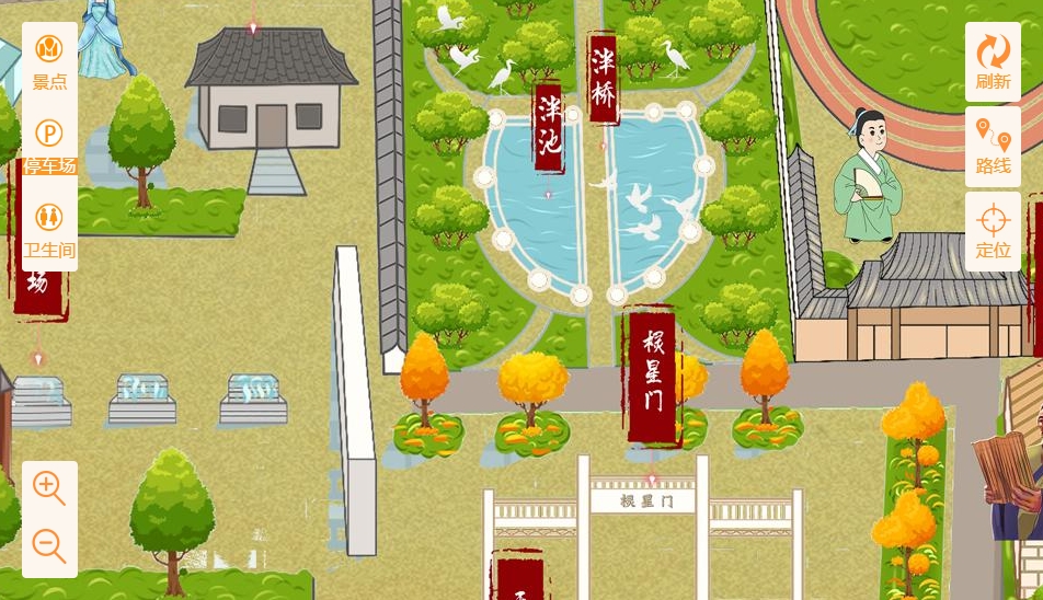 惠城手绘地图景区语音讲解导览系统：智慧景区建设的基石